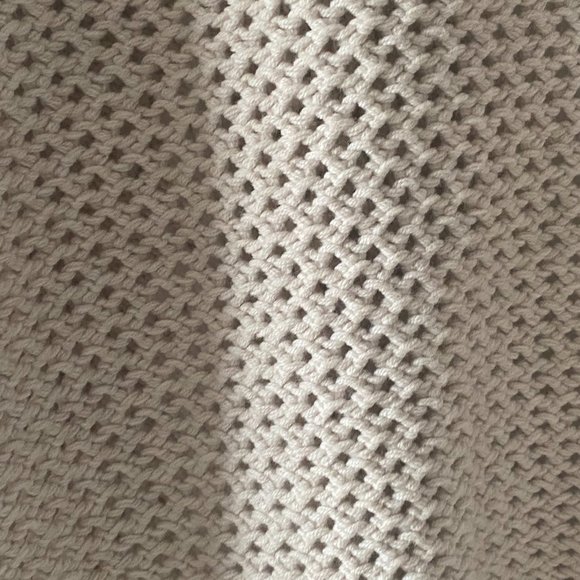 Oversized Guess Fringed Knit Sweater - Picture 6 of 8